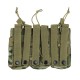 Triple Duo Mag Pouch (ATP), Manufactured by Kombat UK, the Triple Duo Mag is a double-layered, triple magazine pouch